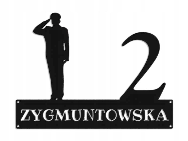 Číslo Na Dom 60 cm Tabuľa Adresa Ocel 2 mm Grafika 5718