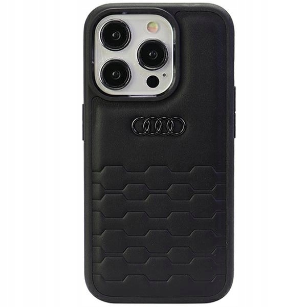 Etui Audi Gt Synthetic Leather do iPhone 15 Pro czarne