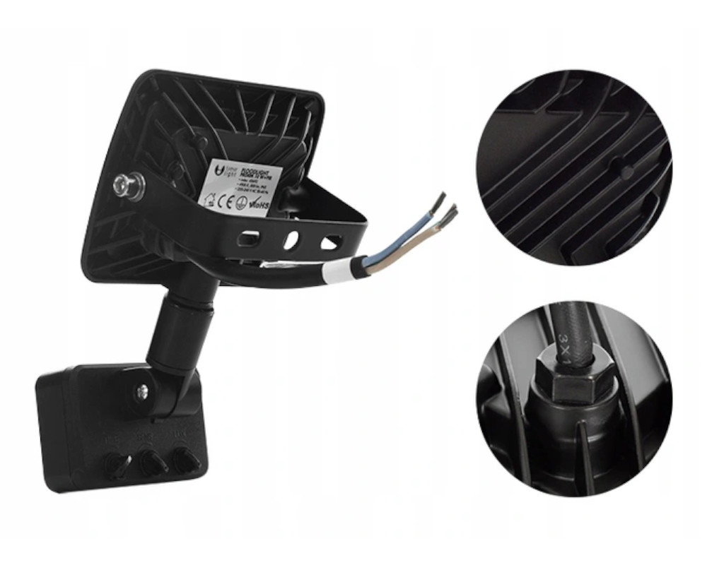 MOCNY REFLEKTOR LAMPA LED ZEWNĘTRZNA DO GARAŻU 10W Jasność 800 lm