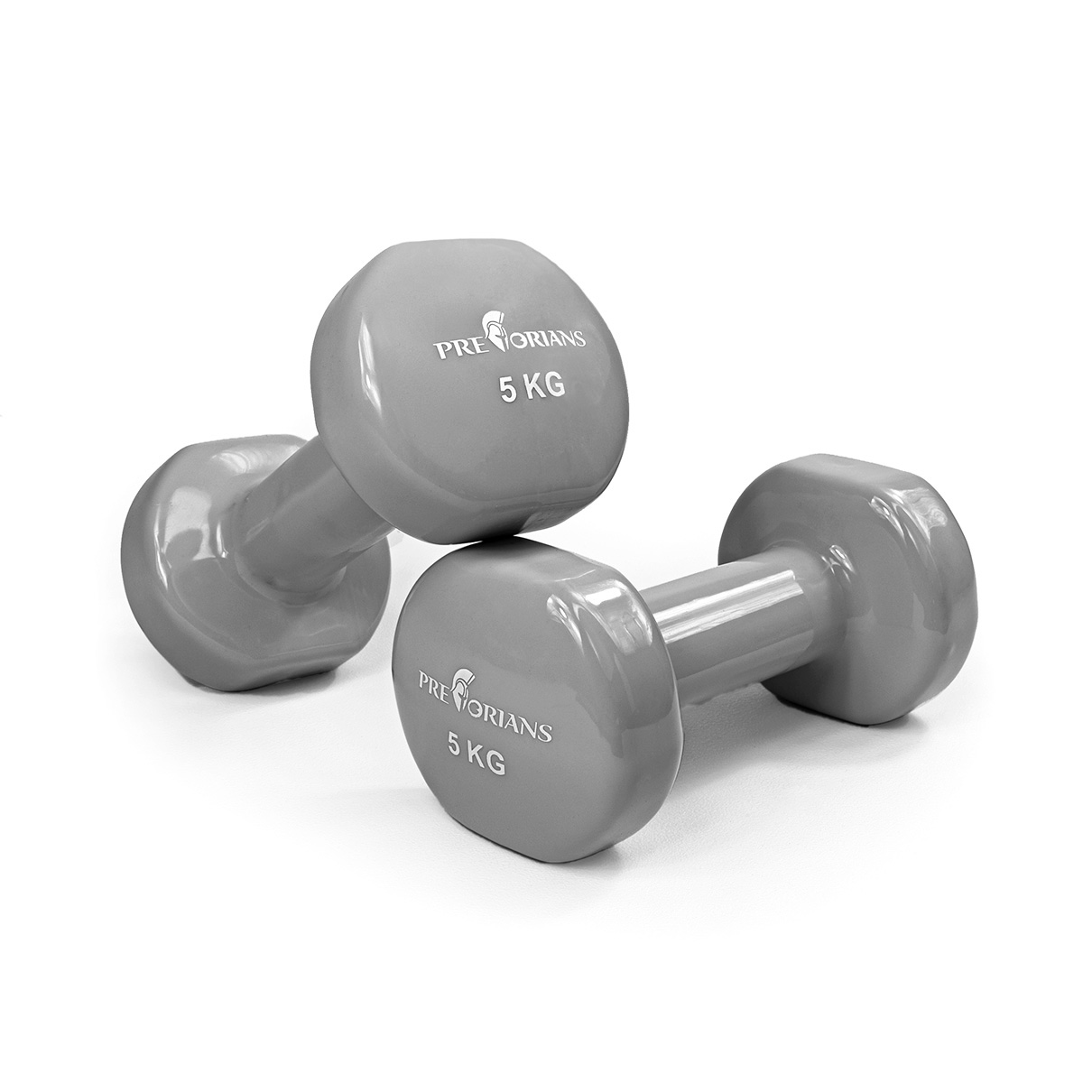 HANTLE ŻELIWNE HANTELKI WINYLOWE CIĘŻARKI DO ĆWICZEŃ W DOMU ZESTAW 2x5 kg EAN (GTIN) 5903657316348