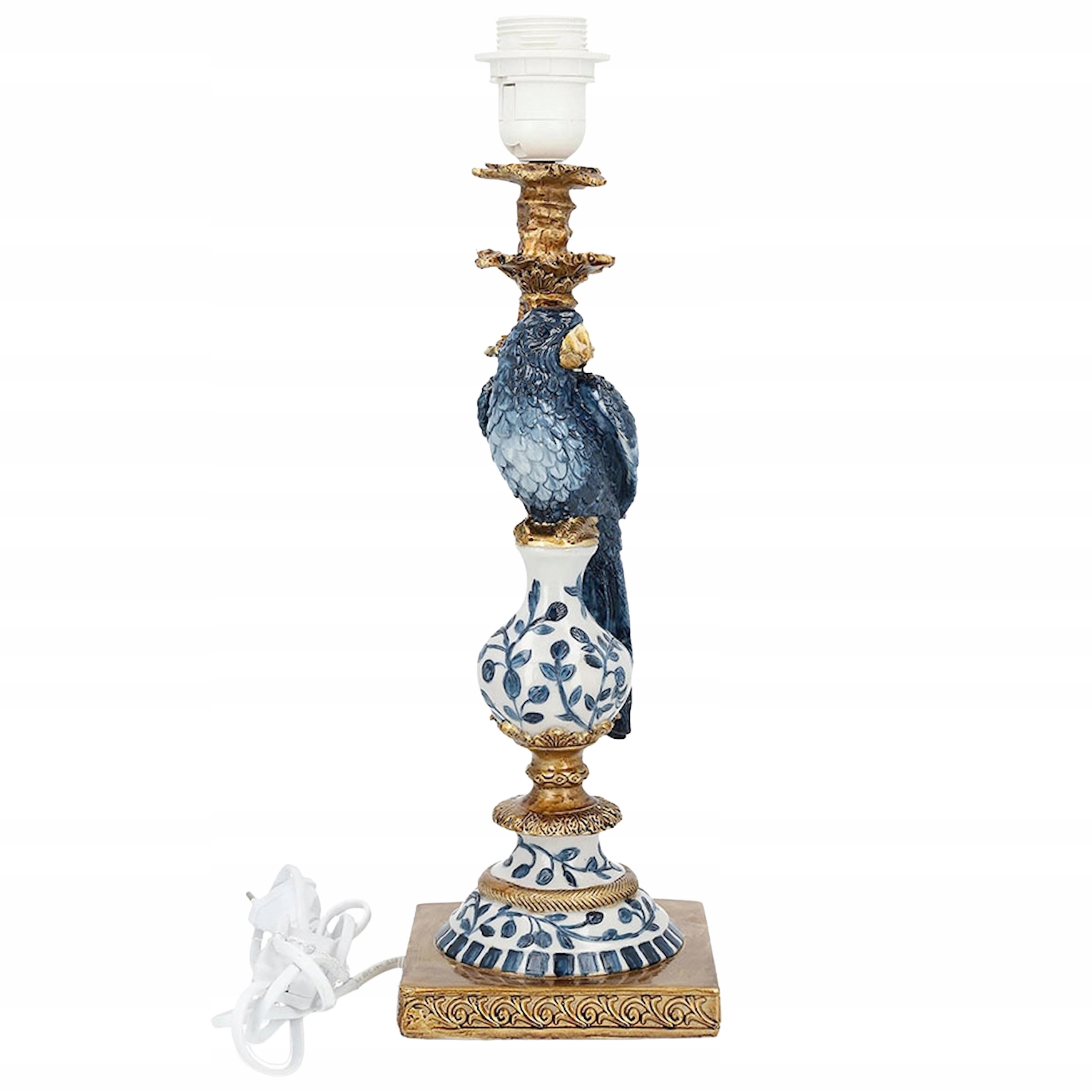 Stolová Lampa Nočná Papagáj 43 cm E27 Do Obývačky Domu Glamour Retro