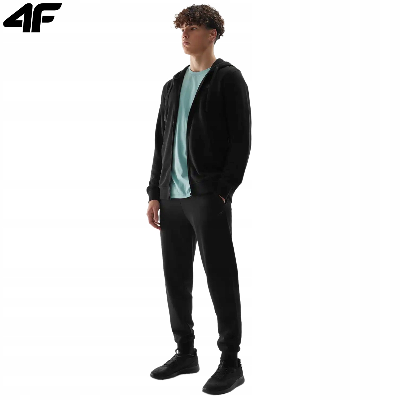 BLUZA MĘSKA 4F ROZPINANA Z KAPTUREM DRESOWA SPORTOWA BAWEŁNA LIMITOWANA XXL Kod producenta 5905700188254