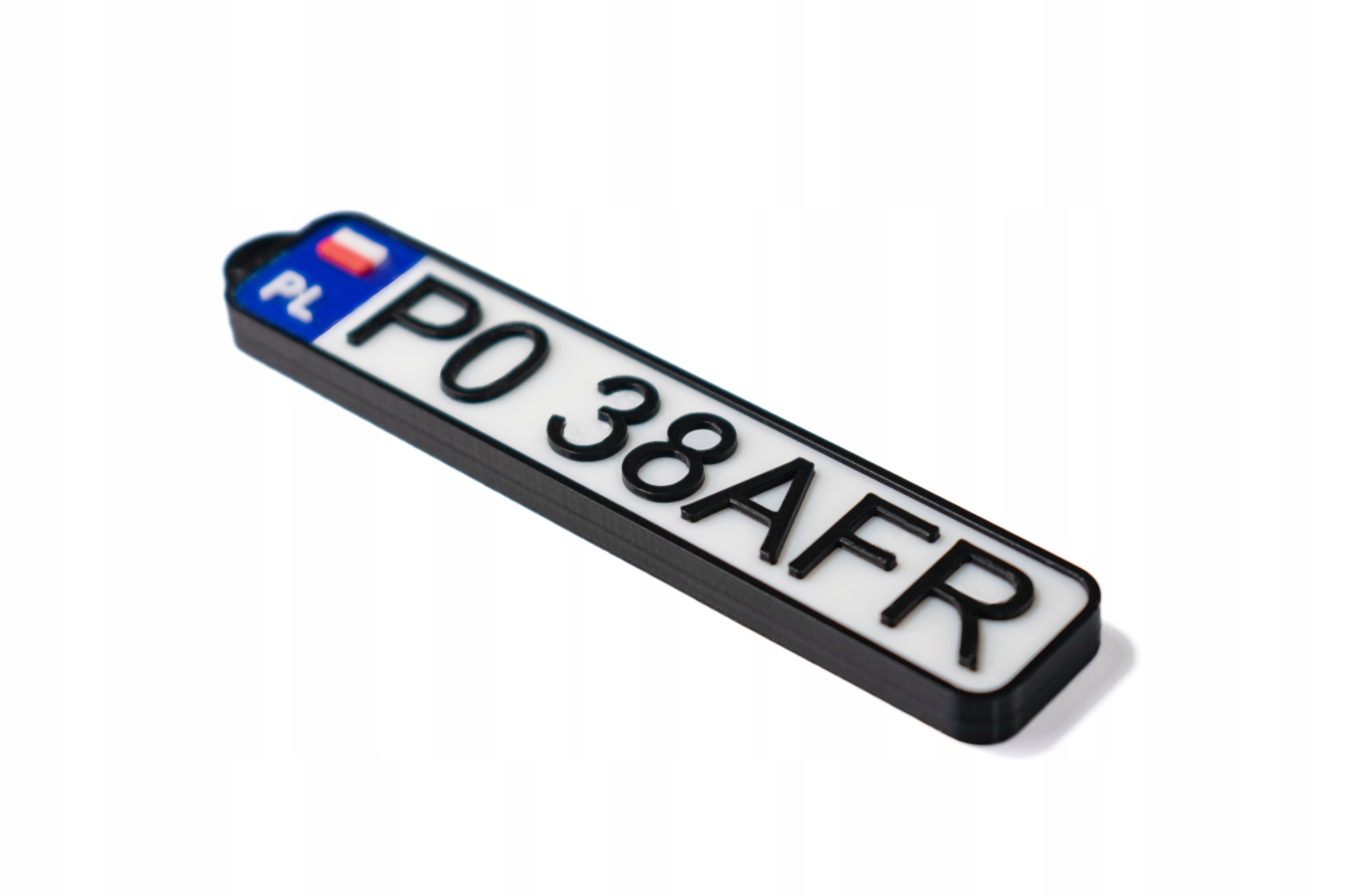 Brelok z Tablicą Rejestracyjną - Spersonalizowany EAN (GTIN) 5906850643174