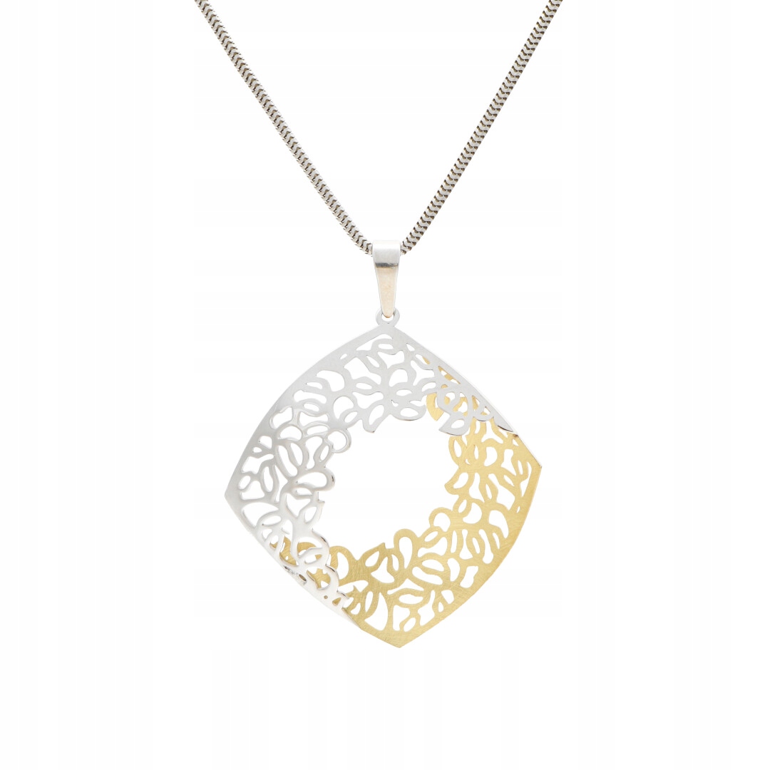 Přívěsek saténový stříbro stříbrem