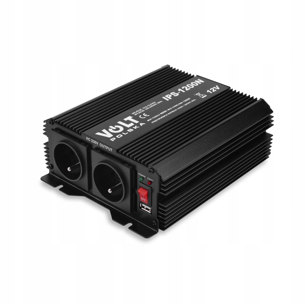 Prevodník IPC-1200N 12/230 V (800/1200 W)