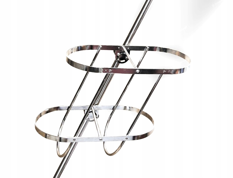 6685 - ДВОЙНАЯ КОРЗИНА 267 ММ С КРЕПЛЕНИЕМ НА РЕЛЬСАХ