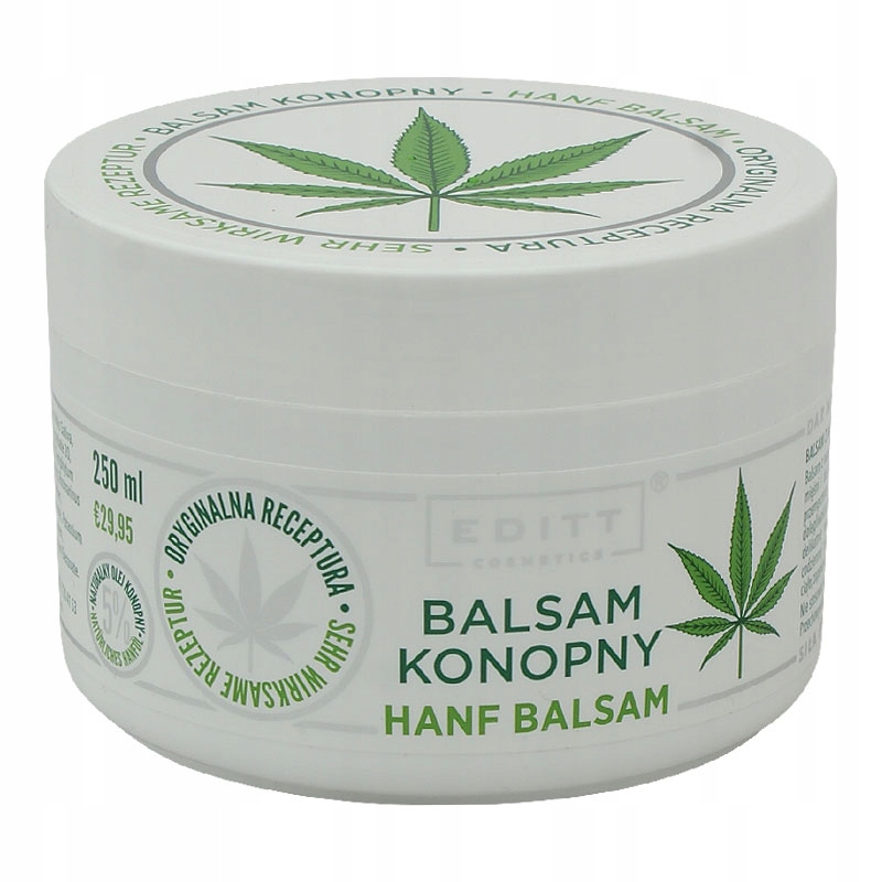

Balsam konopny na mięśnie i ból stawów Editt 250ml