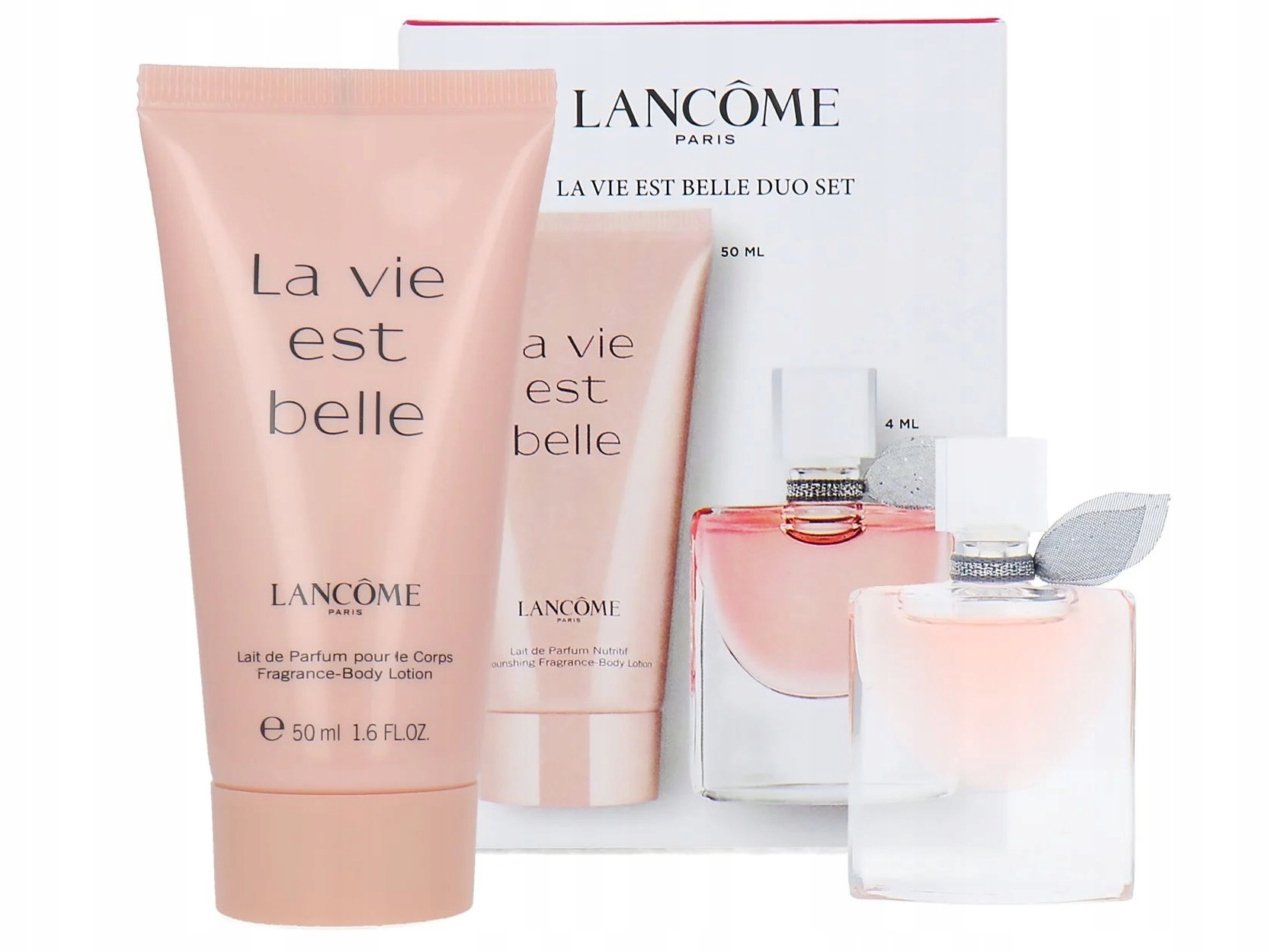 Lancome La Vie Est Belle zestaw woda perfumowana 4ml balsam do ciała 50ml