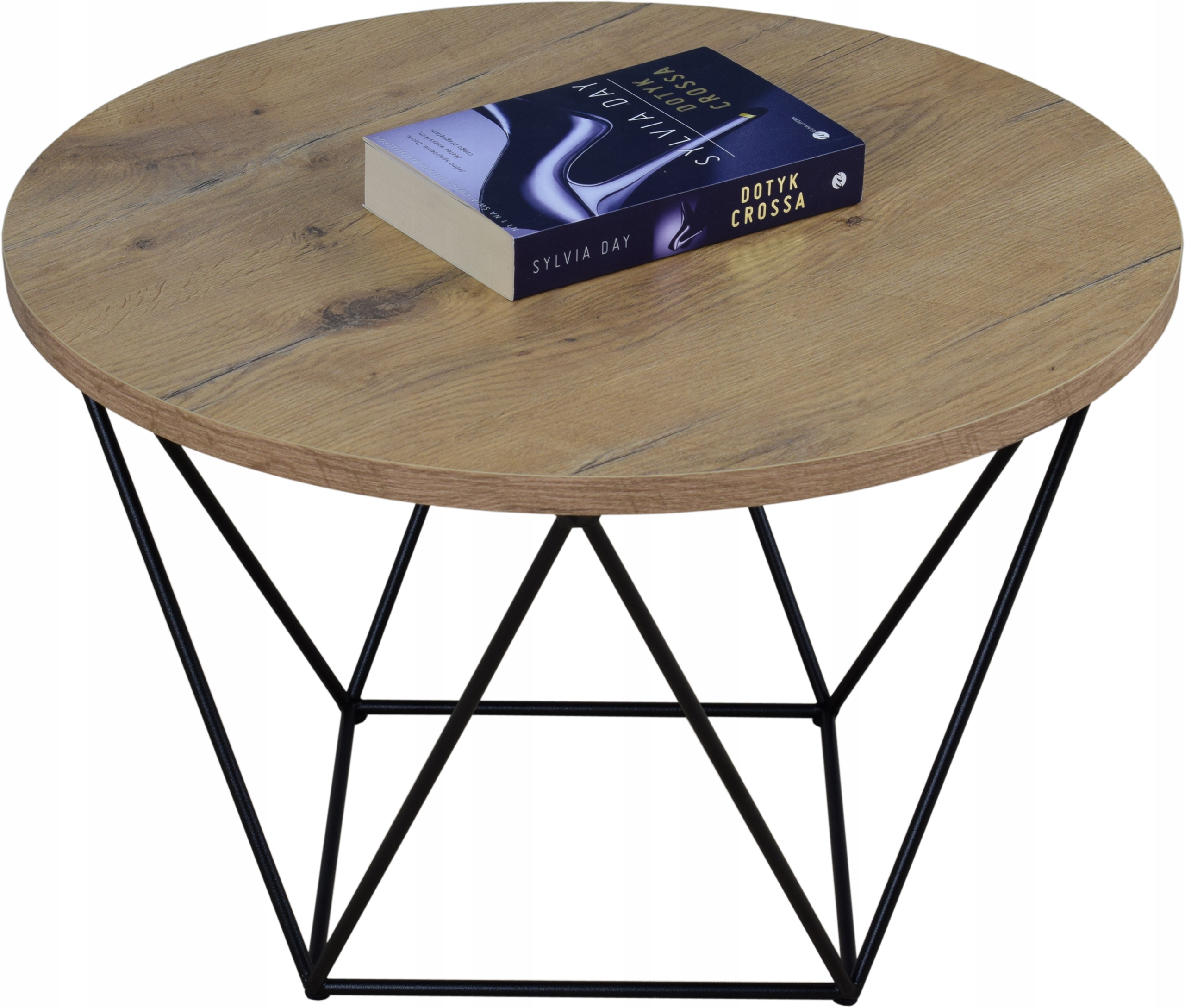 

Kawowy Stolik Druciany Loft Industrial Okrągły DL