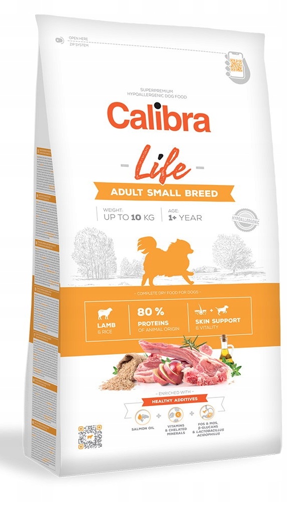 Levně Calibra Dog Life Adult Small Breed Lamb jehněčí pro malá plemena 6 kg