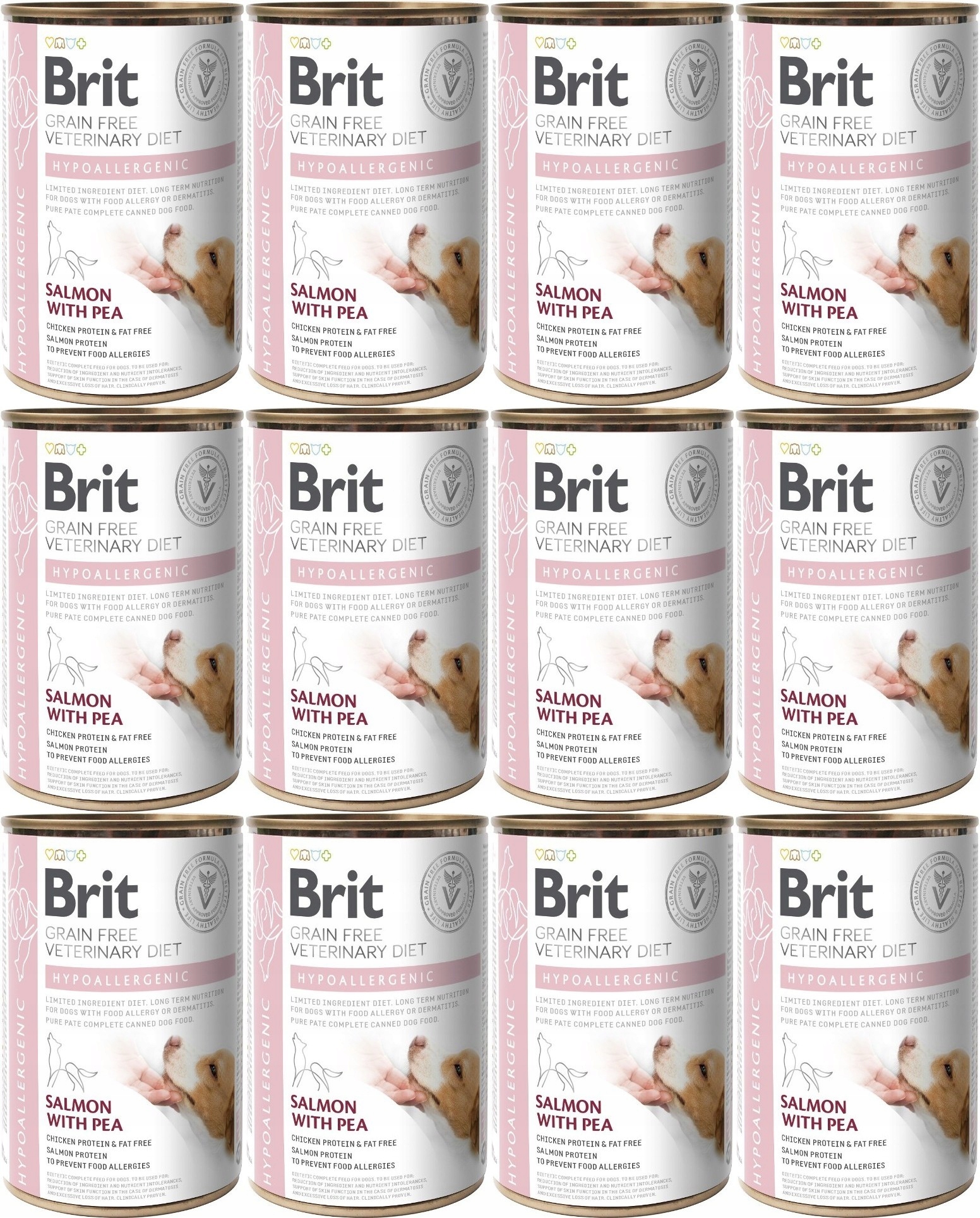 Levně Brit Veterinary Diet Hypoalergenní 12 x 400 g