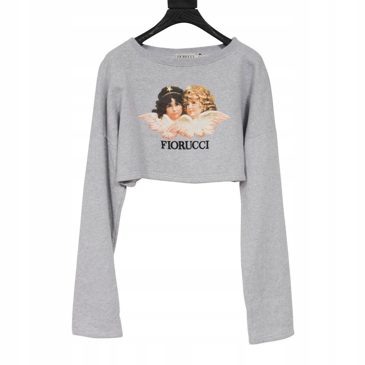 Mikina Angels Fiorucci L Šedá