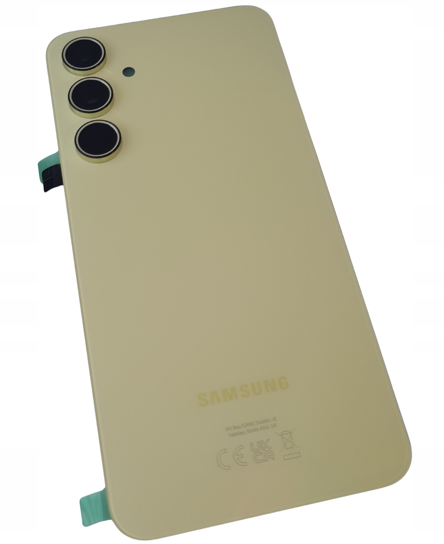 Org Klapka Originální zadní zadní kryt pro Samsung Galaxy A55 (SM-A556) žlutá