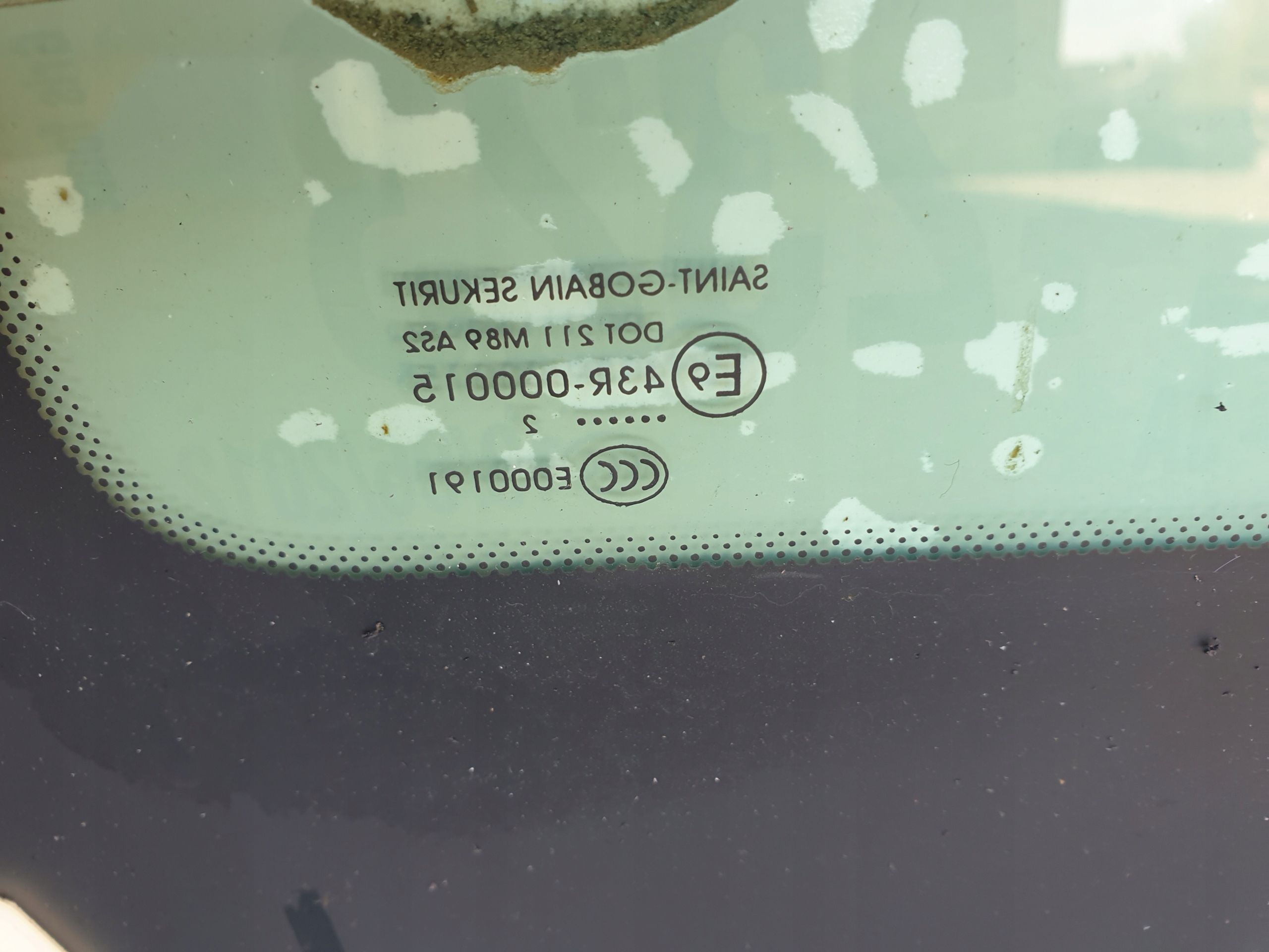 window left rear part bodywork CITROEN BERLINGO II B9 2010