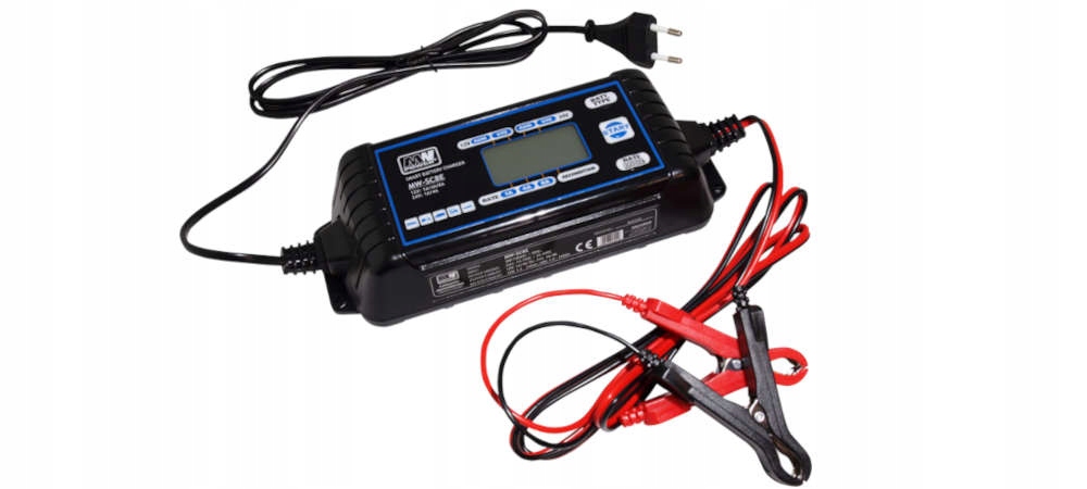 MW-SC8E nabíječka akumulátorů 12V: 1A/4A/8A; 24V:1A/4A MW-SC8E