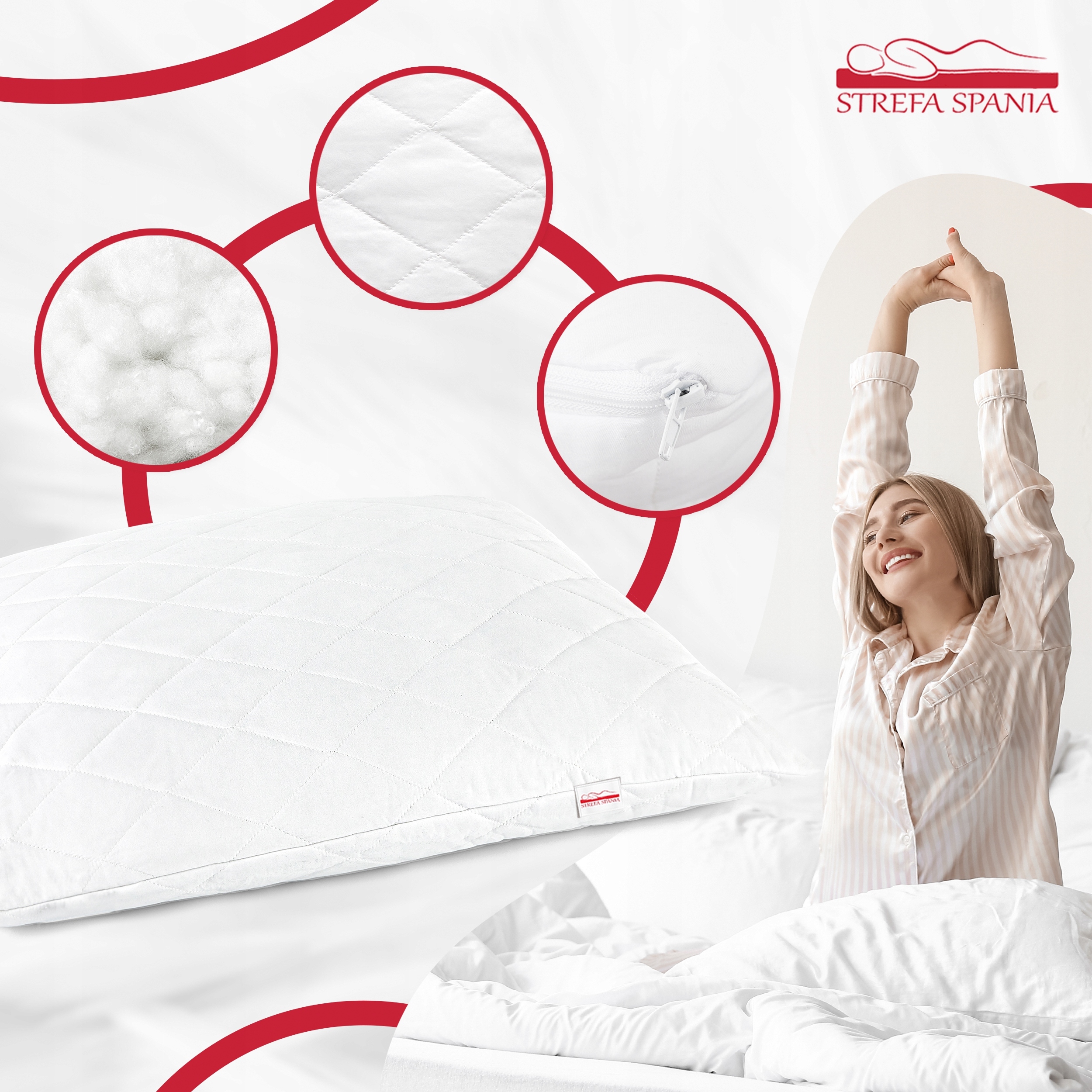 Poduszki 70x90 dwie sztuki antyalergiczne EAN (GTIN) 5905454682701