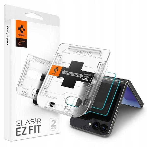 Spigen Glas.TR Sam Z Flip 62ks/2 Ks "ez Fit" AGL07972 tvrzené sklo