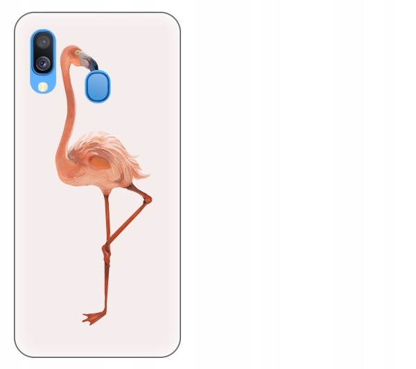 

Etui pokrowiec Samsung Galaxy A40 Ptak flaming akw