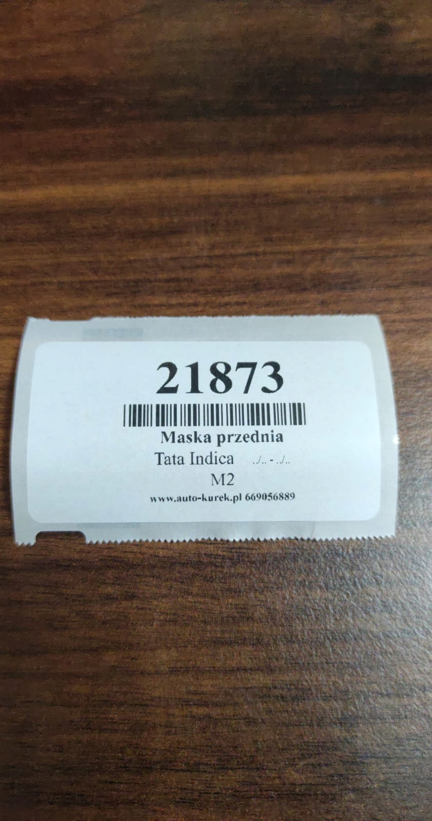 TATA INDICA cofano Anteriore