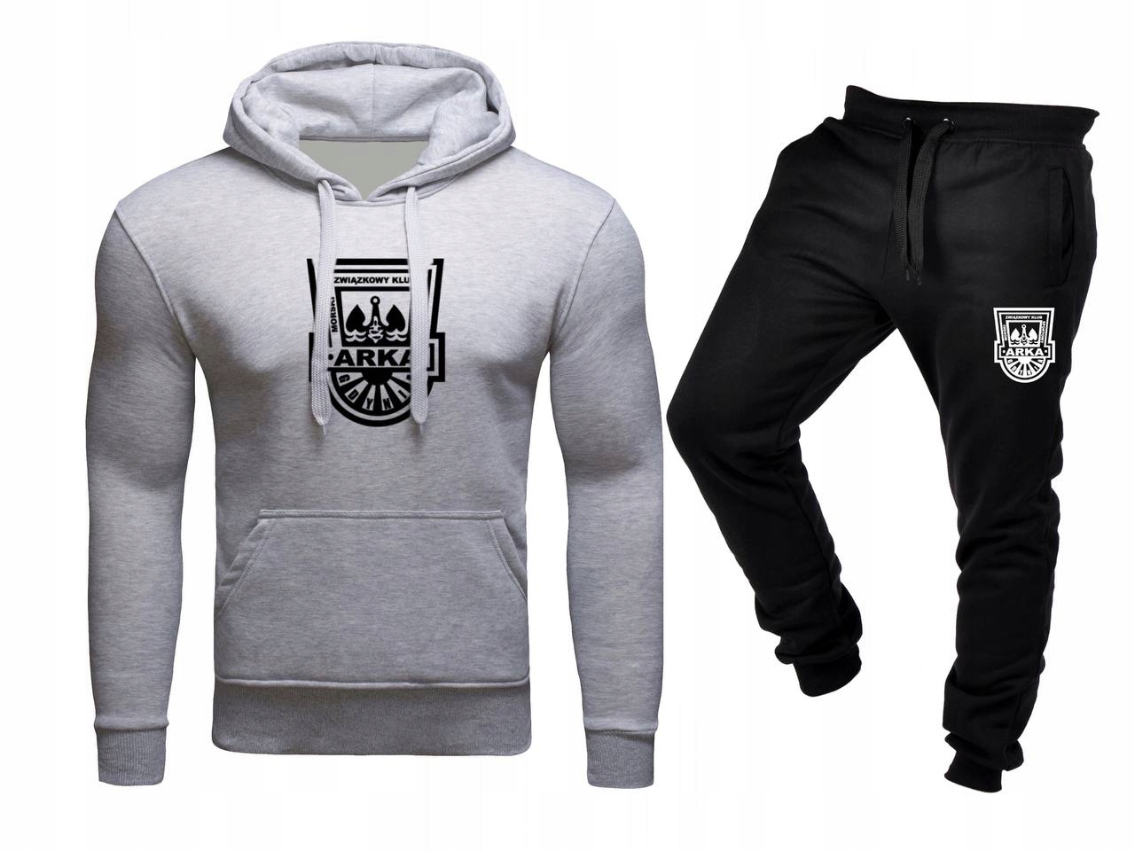 Tepláková Souprava Teplákovka Arka Gdynia Mikina A Kalhoty Šedá Černá L