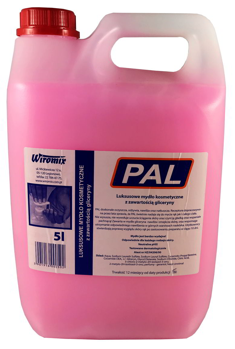 

Mydło w płynie Pal Glicerynowe poziomka 5L