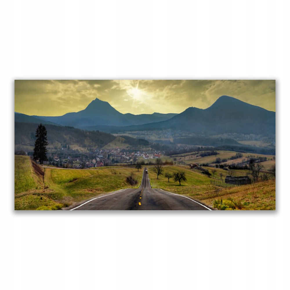 

Fotoobraz z nadrukiem 120x60 Droga Góra Krajobraz