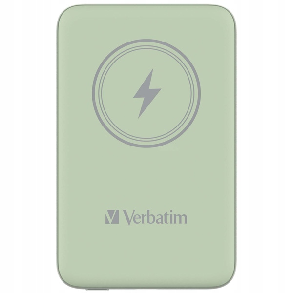 Powerbank Verbatim Charge'n'Go zielony magnetyczny indukcyjny Qc 10000mAh
