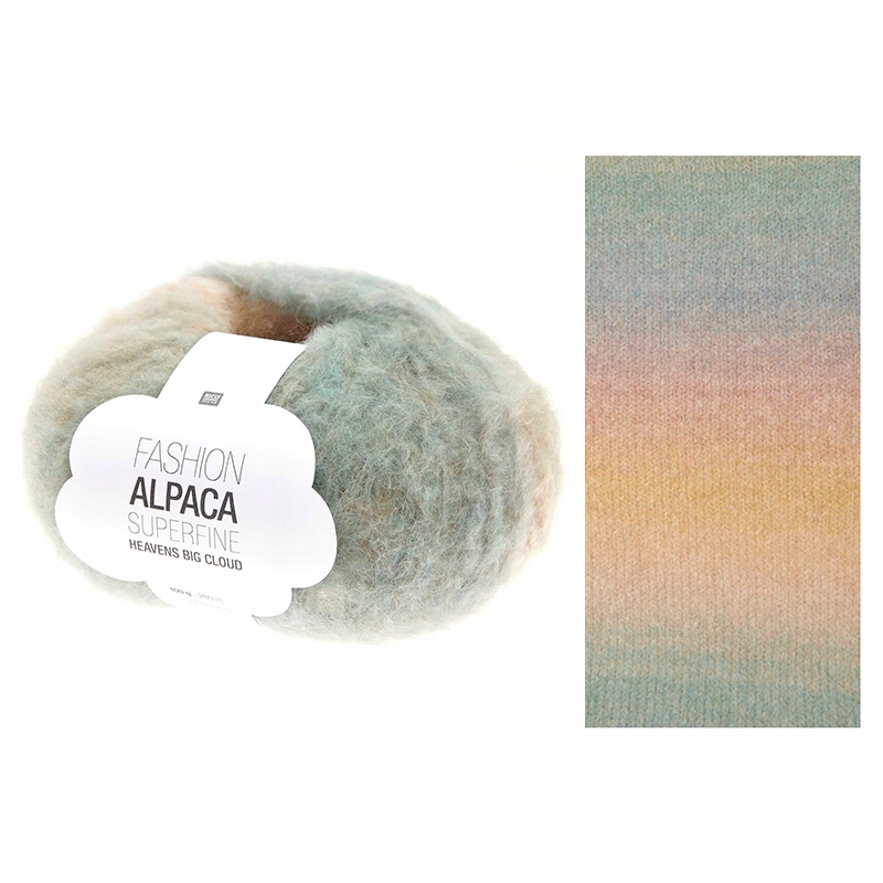 Příze Rico Design Alpaca Superfine Heavens Big Cloud 004 earthy rainbow
