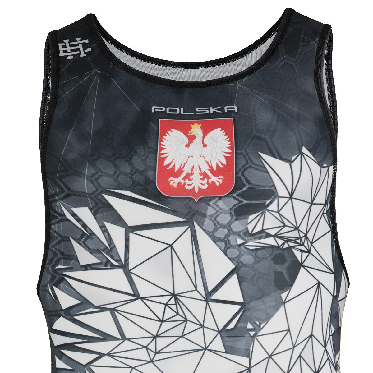 Trykot zapaśniczy POLSKA CAMO CZERWONY S Rodzaj trykot