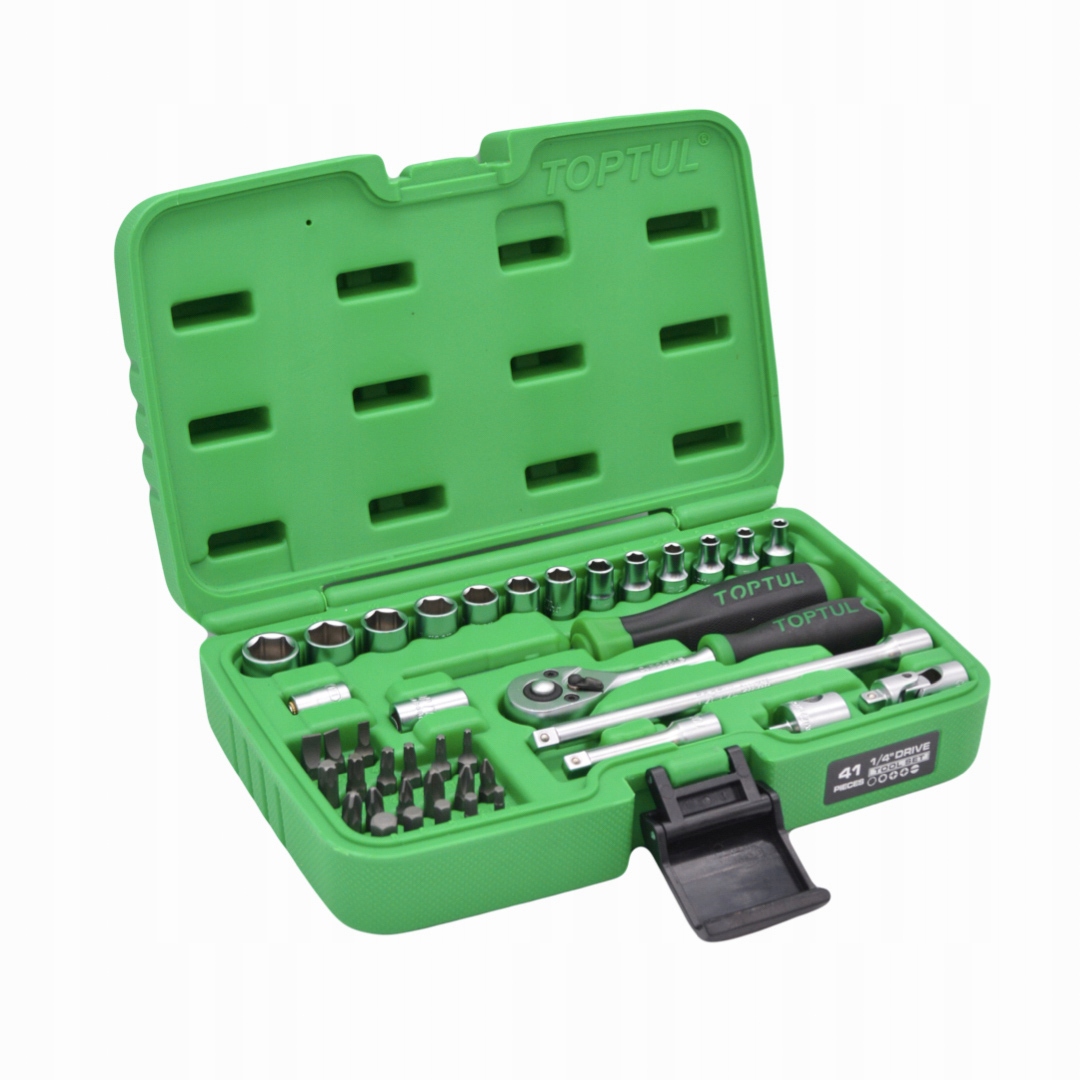 Sada Náradia Kľúčov A Bitov 1/4" 41 Ks Toptul GCAI4102