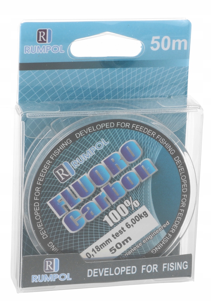 

Żyłka 50m Fluorocarbon 0,18mm 6kg Feeder