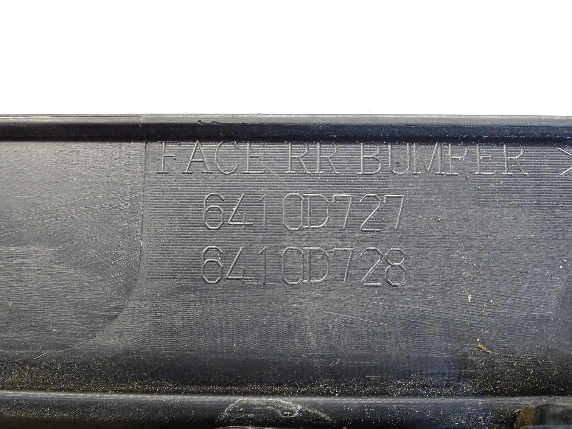 bumper rear part rear sider MITSUBISHI L200 V