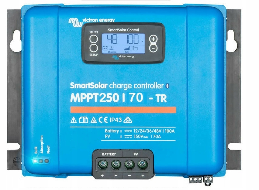 Solar Charge Controller 12V Regolatore Carica Solare Victron SmartSolar MPPT 150V 60A - Bluetooth, Per Impianti 12-48V Ottimizzazione Energia