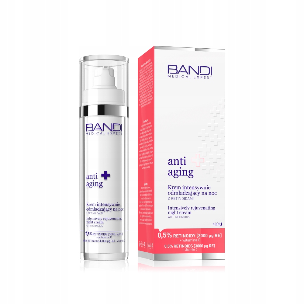 Bandi Anti Aging Krem Intensywnie Odmładzający na Noc z Retinoidami 50ml