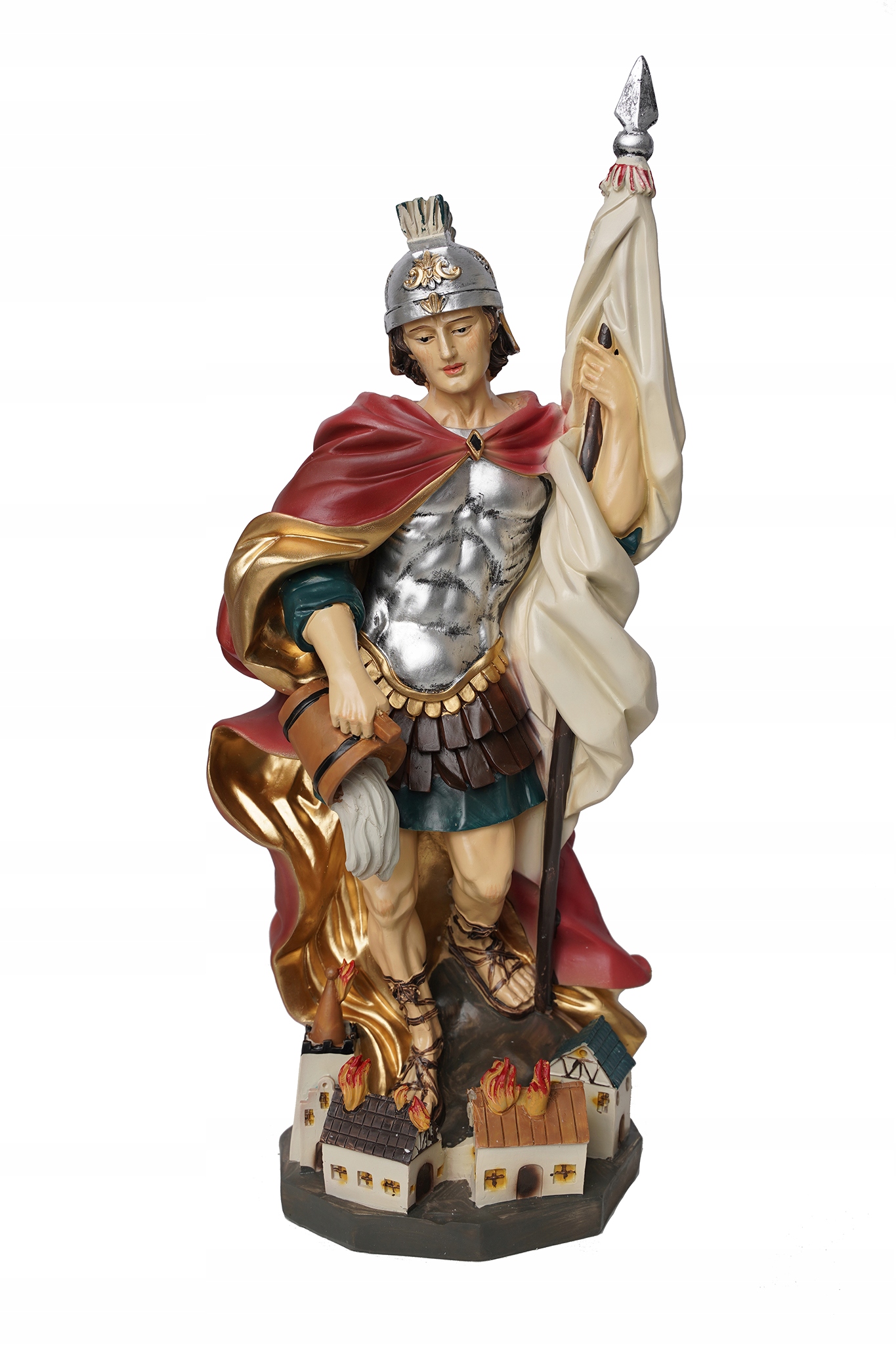 Figurka sv. Floriána Hasiča Patron Hasičov A Kominárov 35,6 cm
