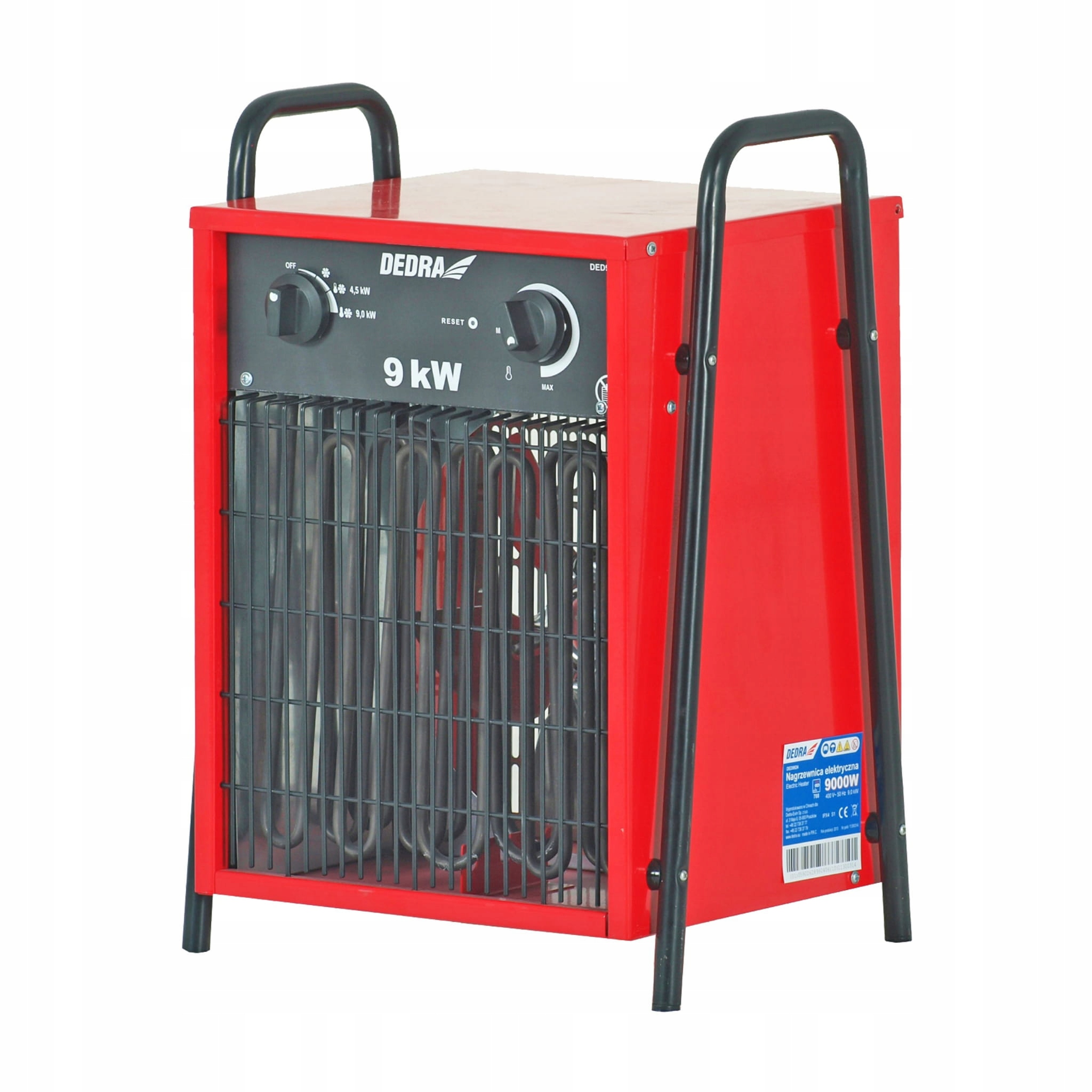 Электрический нагреватель 9 кВт 400 в DEDRA DED9924