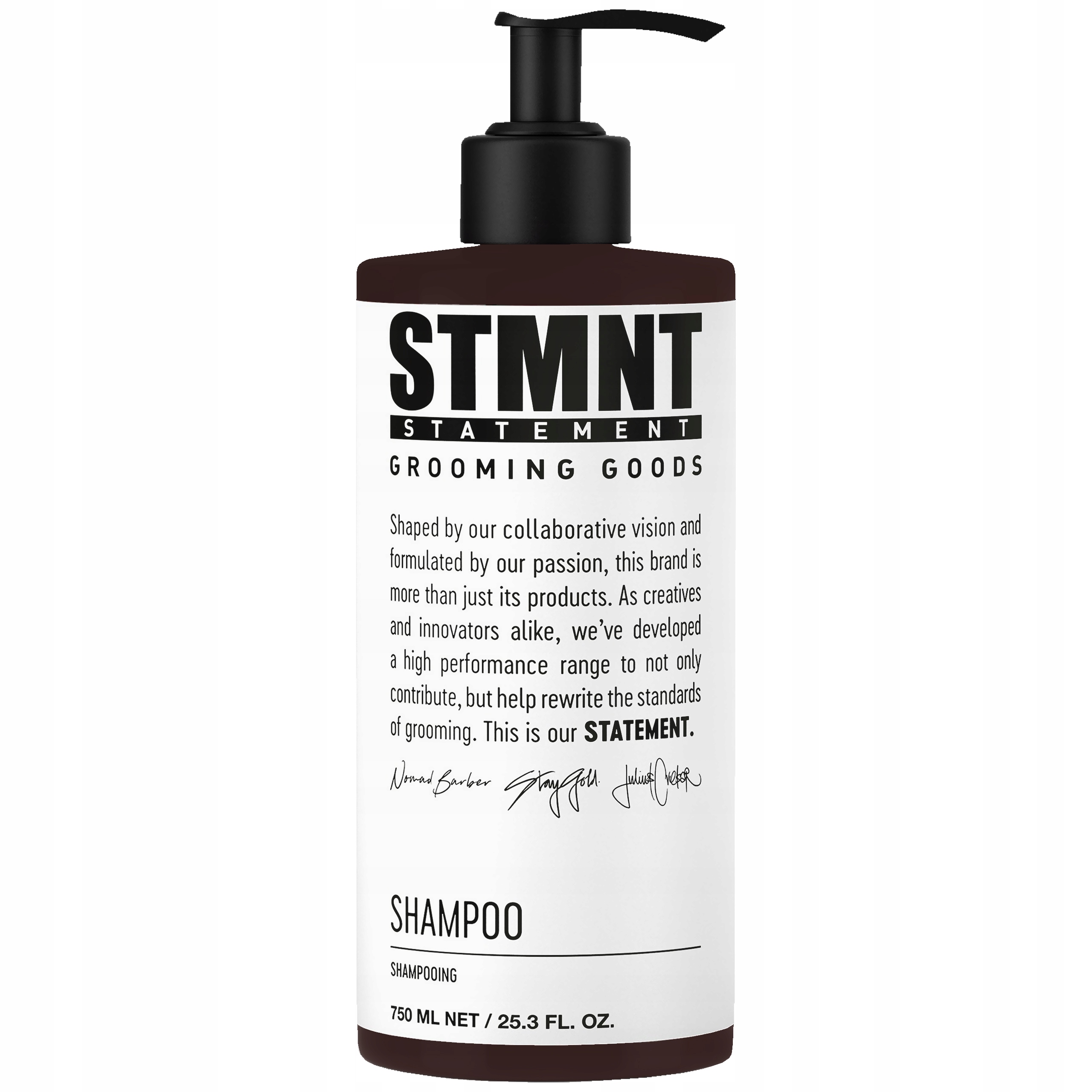 Šampon s aktivním uhlím Stmnt Statement Grooming Goods čistí 750 ml