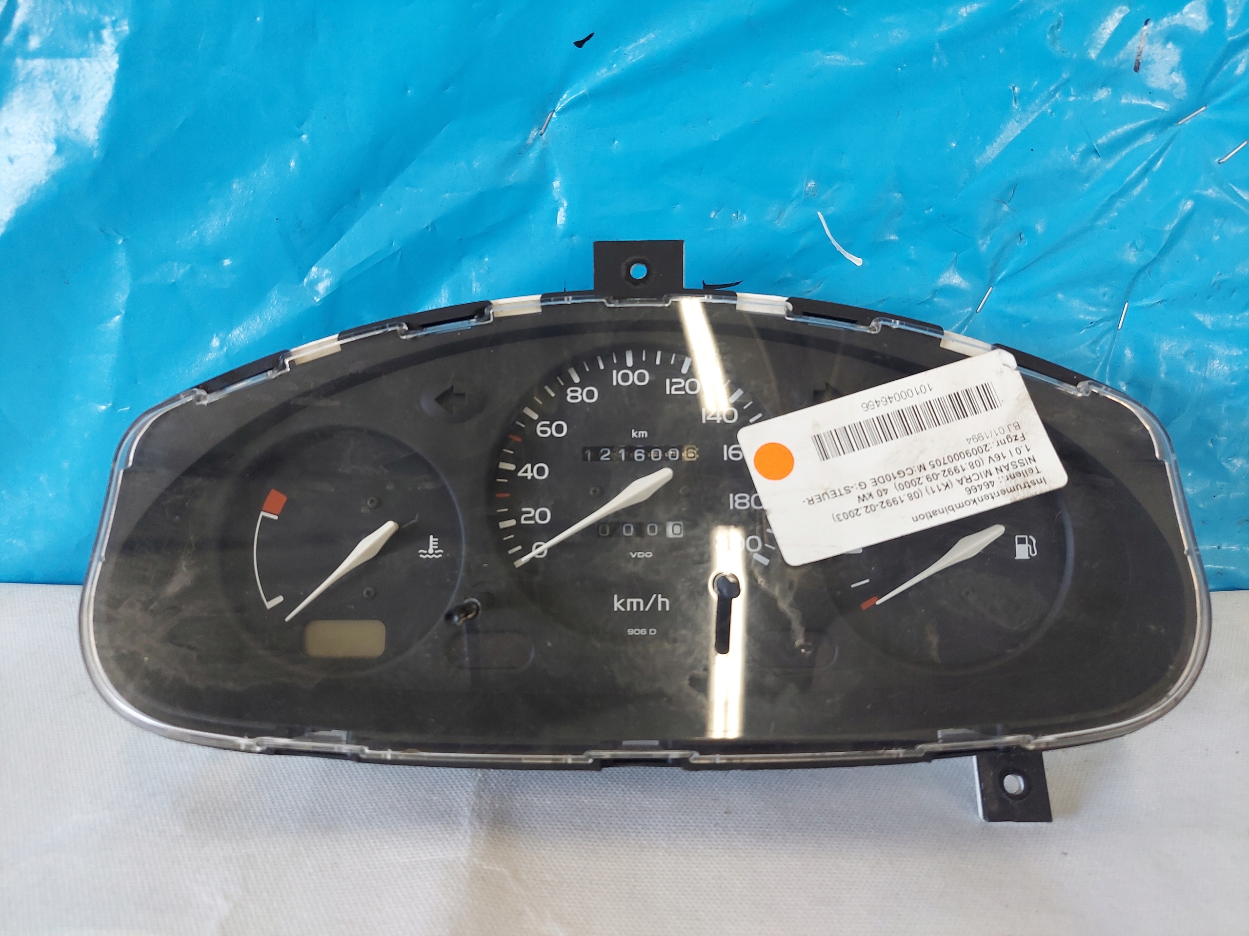 dials clock MICRA K11 1.0 B 248105F762