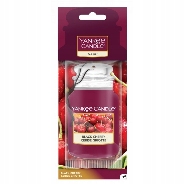 Yankee Candle Black Cherry zapach samochodowy car jar