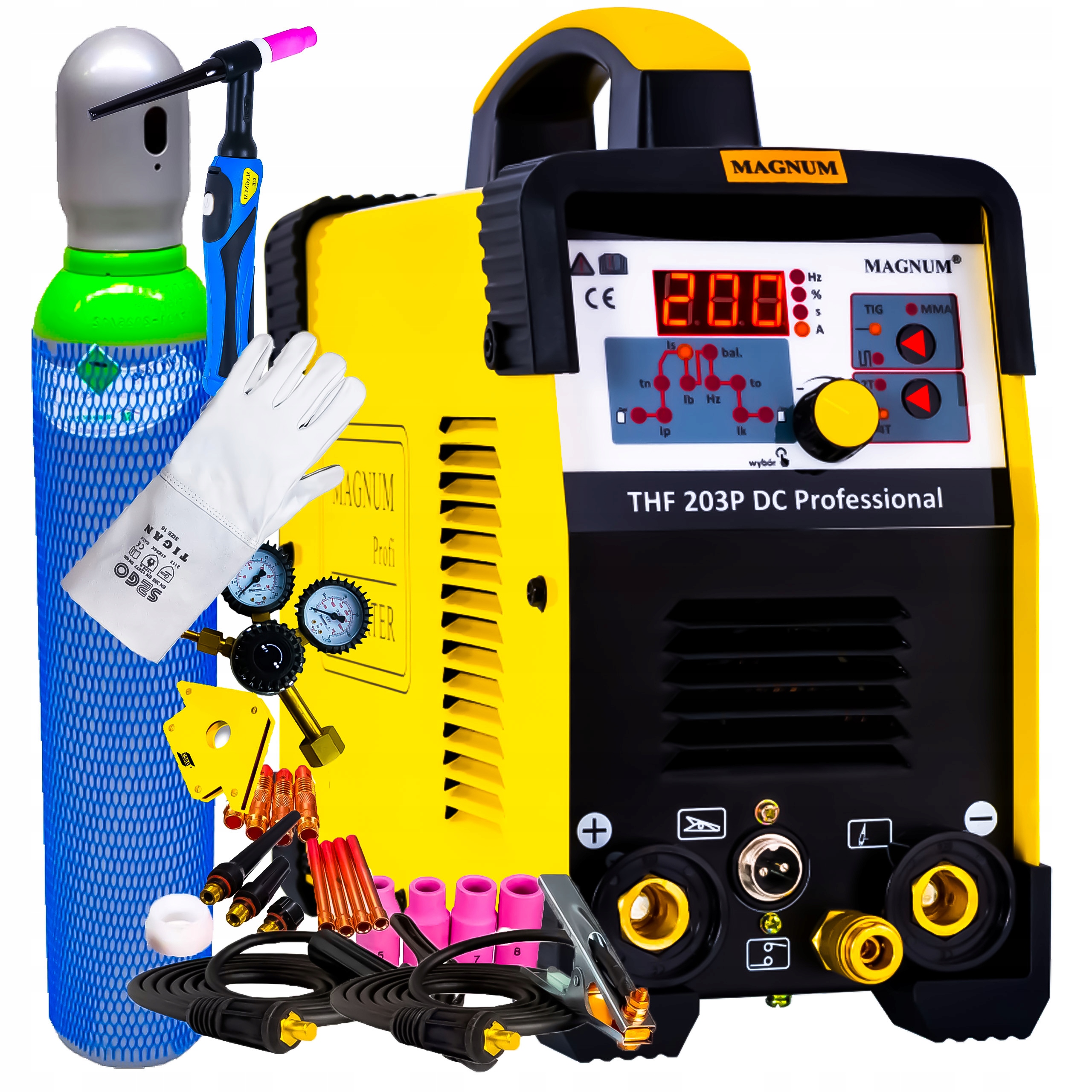 Spawarka inwertorowa Tig Thf 203P Puls DC Magnum