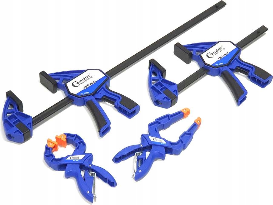 Ściski warsztatowe 53-900 mm, 22 szt. Condor