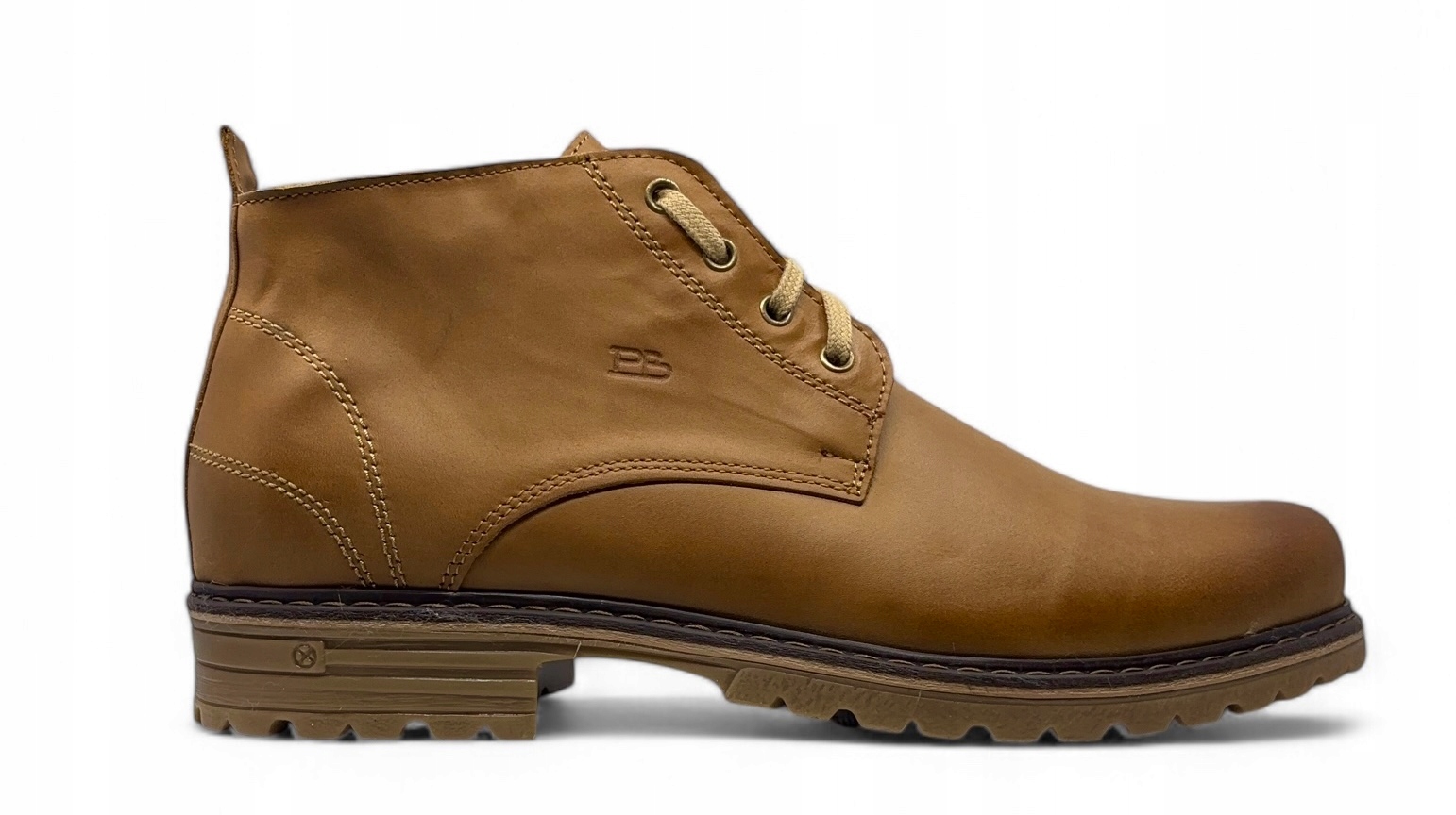 Trzewiki męskie model 2119 Polbut- skóra naturalna rozmiar 41