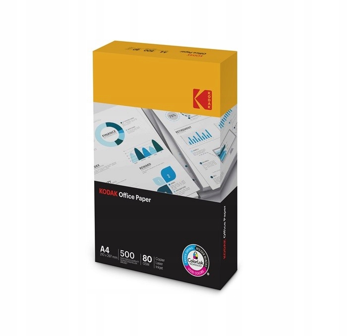 

Papier ksero Kodak Office A4 80 g/m2 500 ark.