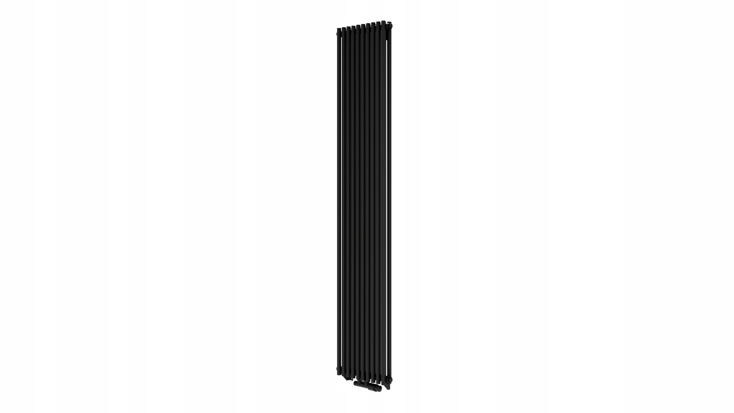 Grzejnik dekoracyjny Luxrad Gamba 180x36,5 Zdc czarny 1104W