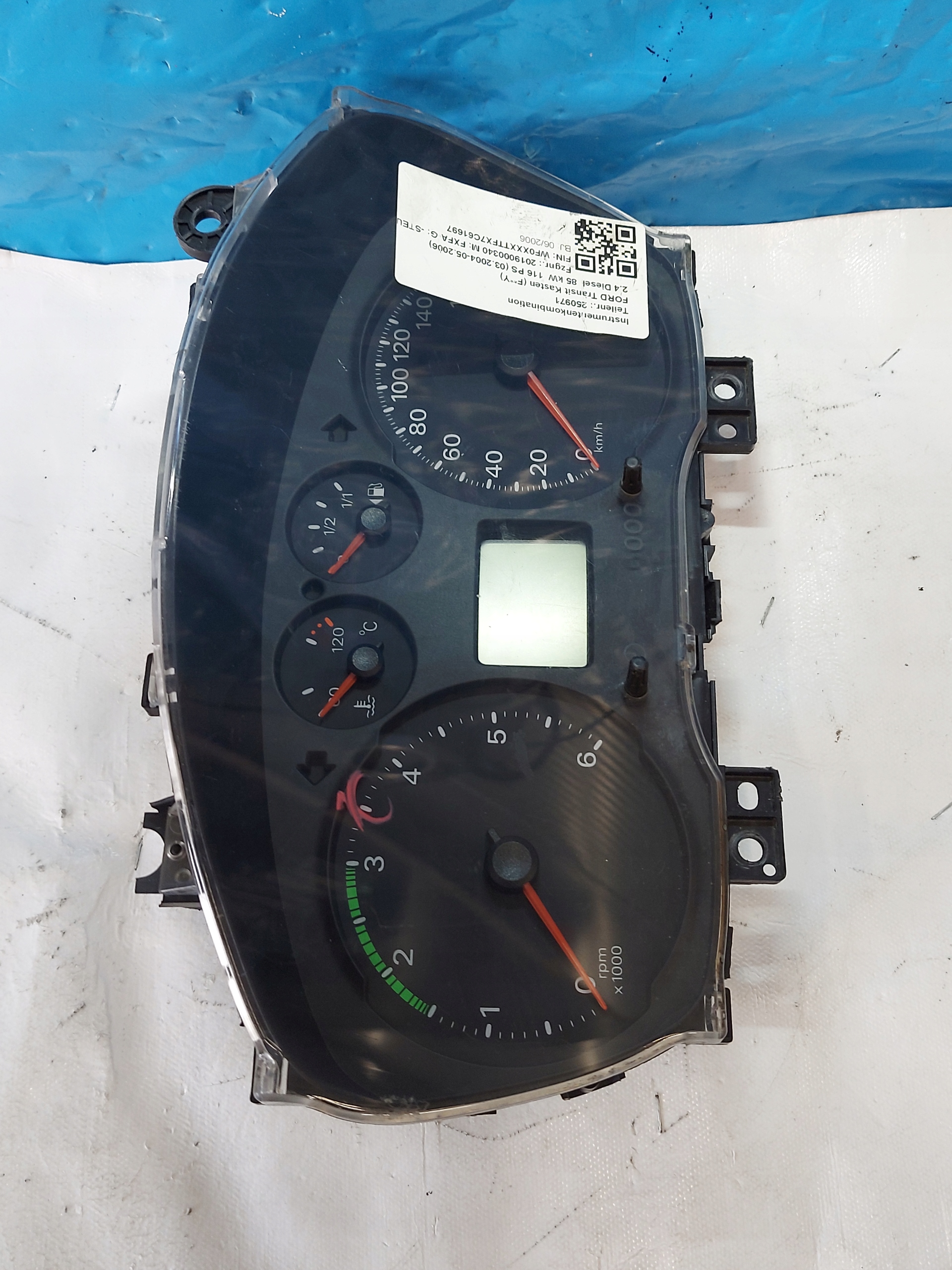 dials clock FORD TRANSIT 2.4 D 6C1T10849