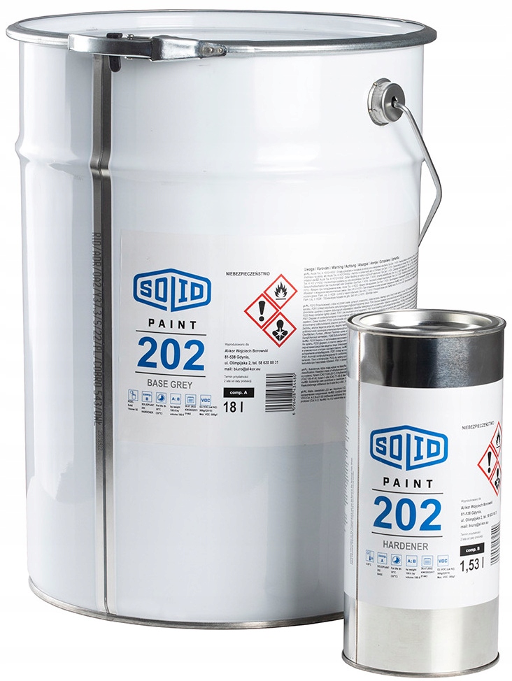 Barva na betonu Solidpaint 202 19,53 l, šedá barva