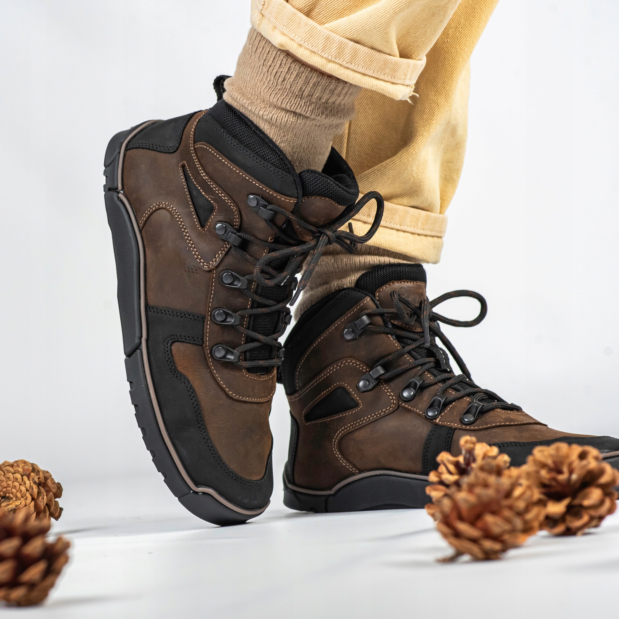 Damskie wysokie buty trekkingowe barefoot Sierra Buffalo 37 Magical Shoes