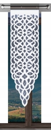 

Firana, panel, ekran usztywniany Kira 30x110cm