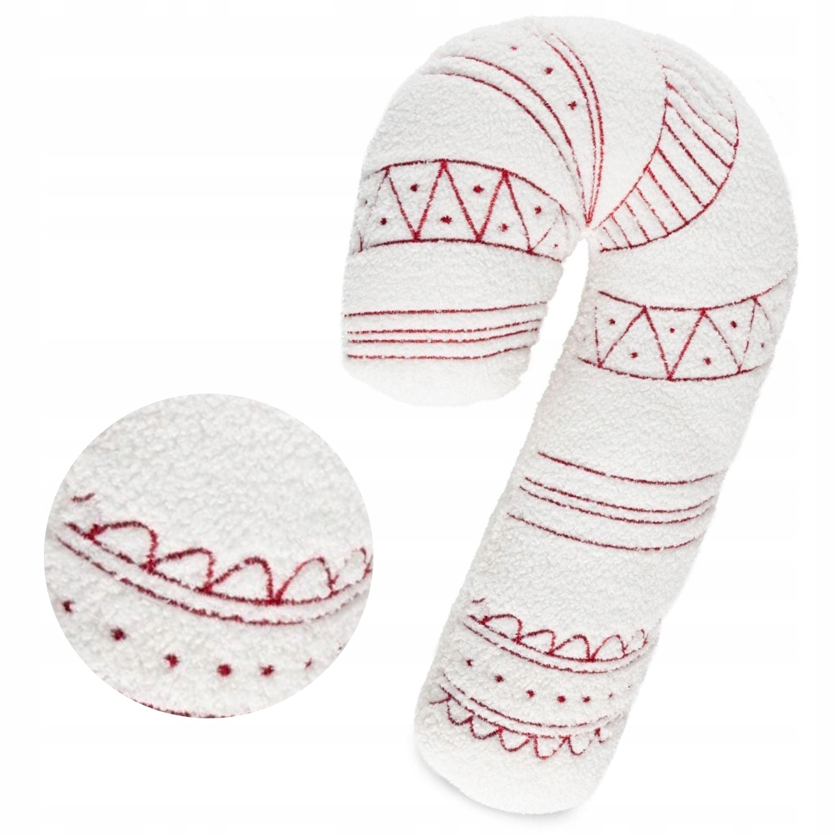 Polštář Cukrová Tyč 27x46 Vánoční Dekorace Na Vánoce