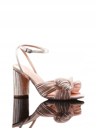 Shein Růžové Velurové Sandály Na Podpatku S Páskem 37 1_A